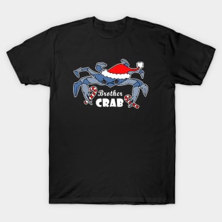 Christmas Brother Blue Crab Matching Family Holiday Picture T-Shirt